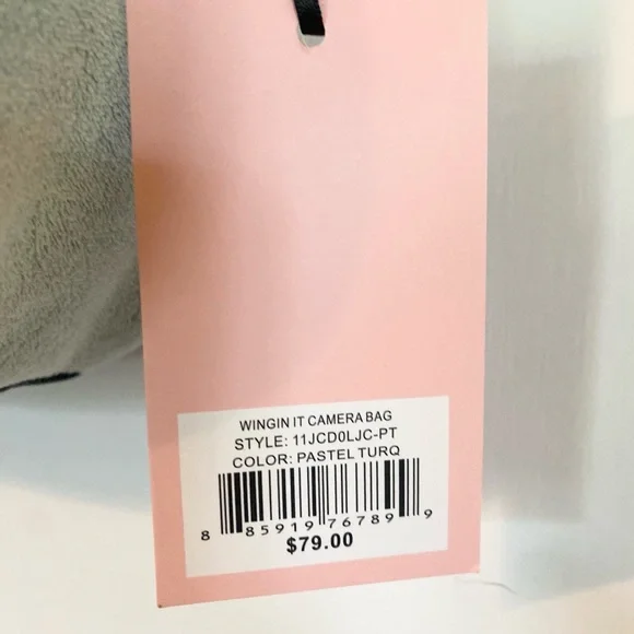 NWT Juicy Couture Wingin It Camera Bag Crossbody Purse Butterfly Detail & Charm - Picture 8 of 9